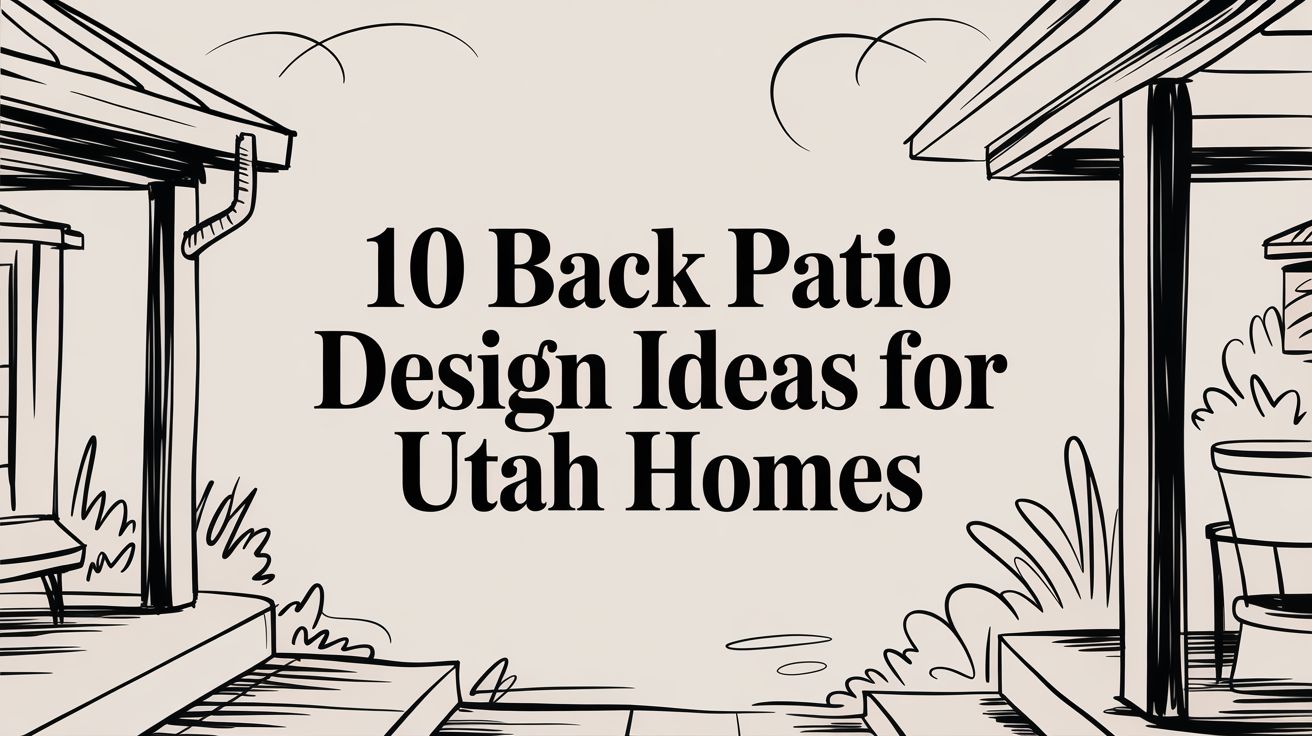 10 Back Patio Design Ideas for Utah Homes