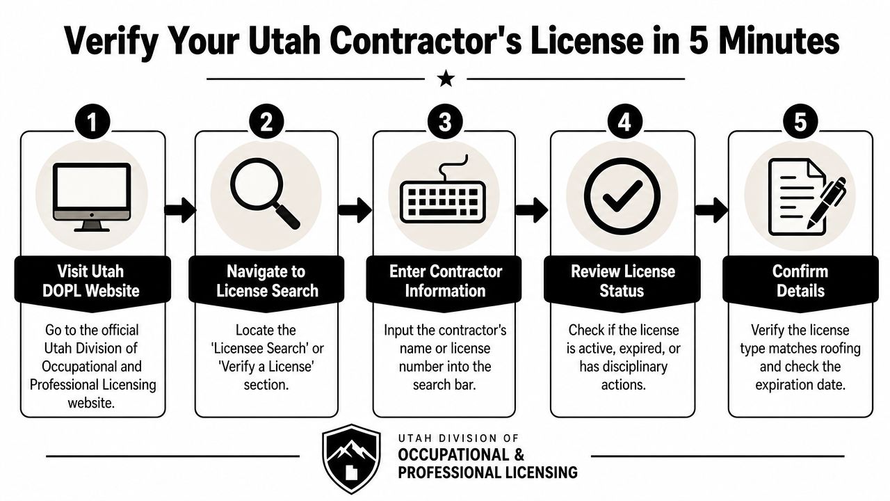 Verifying Your Contractor's Utah License in 5 Minutes