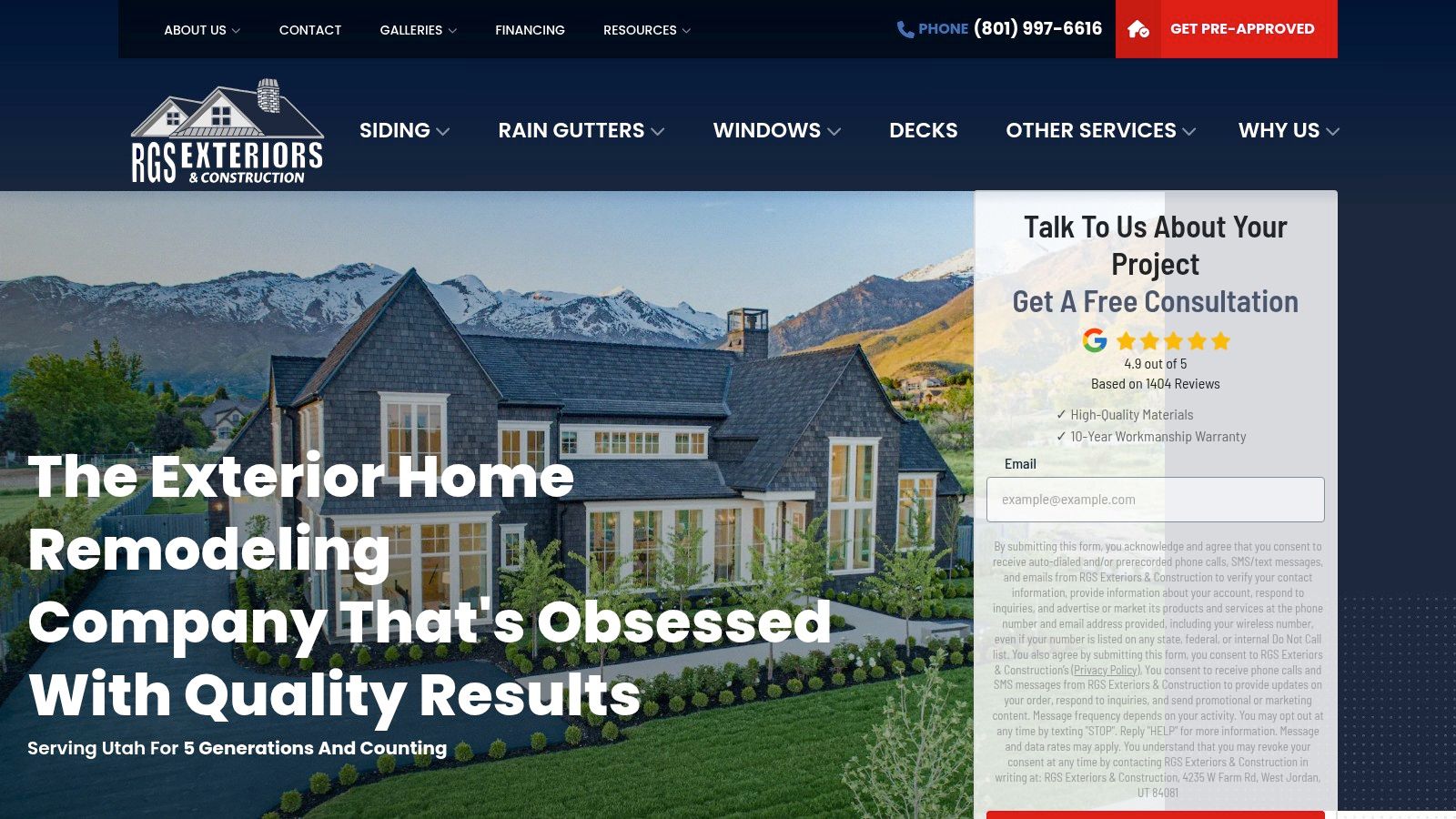 RGS Exteriors & Construction