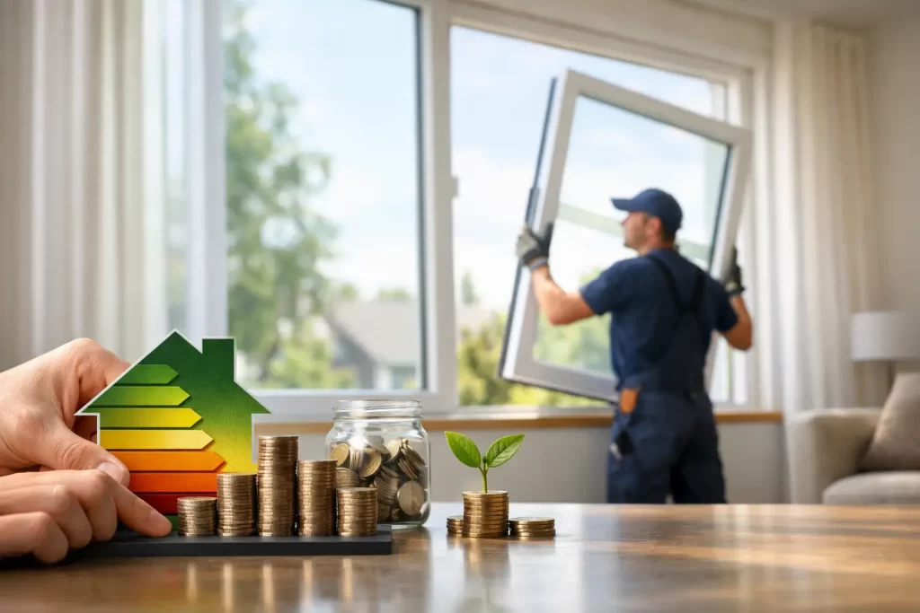 Window Replacement Energy Savings Example