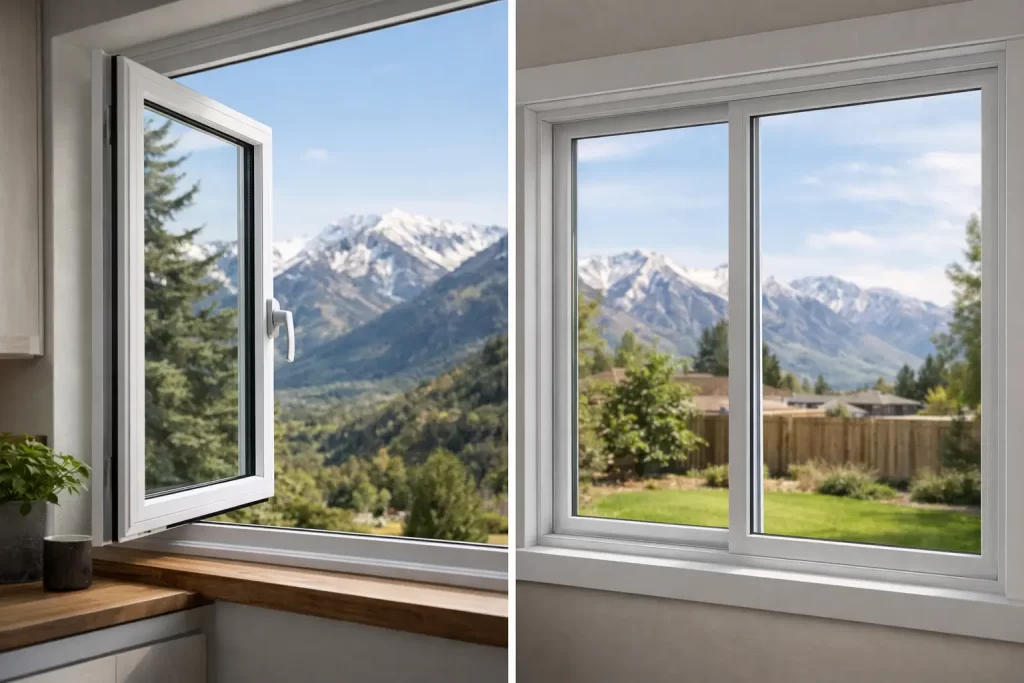 Casement vs Sliding Windows for Utah Homes