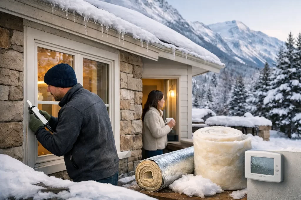 How to Lower Home Heat Loss in a Utah Winter